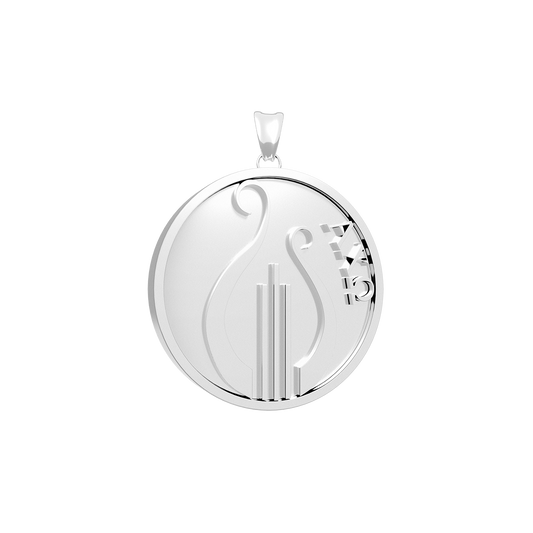 Alpha Chi Omega Lyre Sfera Pendant