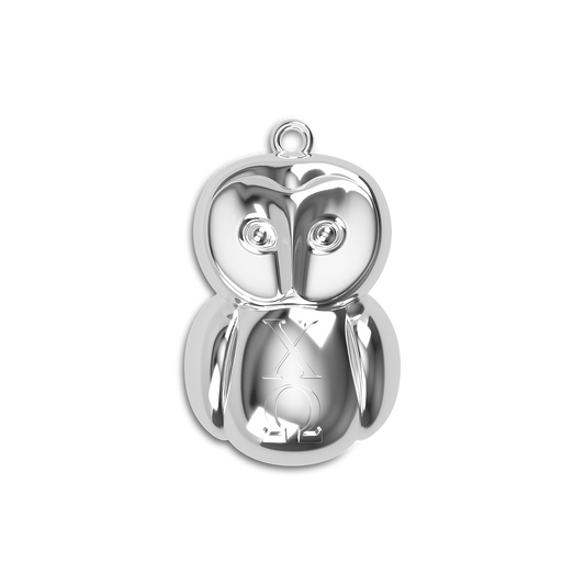 Chi Omega Owl Pendant