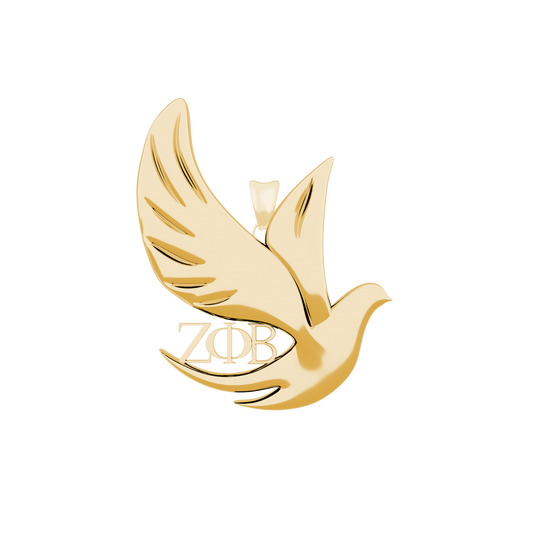 Zeta Phi Beta Dove Pendant