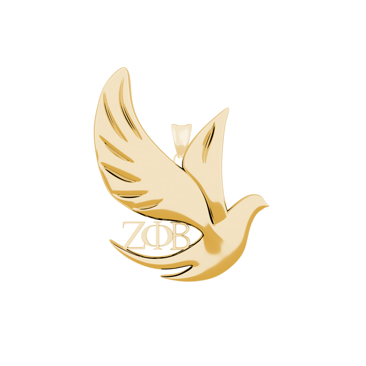 Zeta Phi Beta Dove Pendant