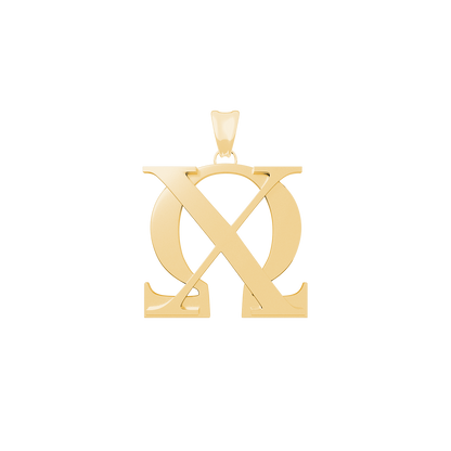 Chi Omega Letter Pendant