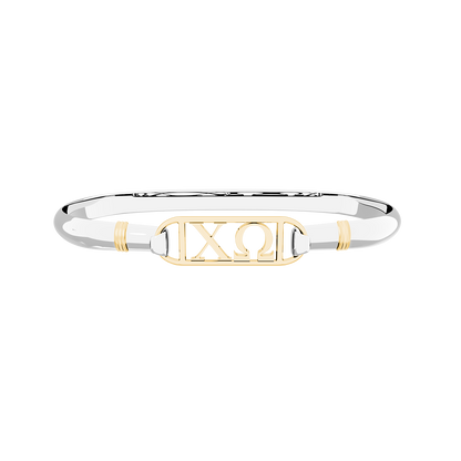 Chi Omega Aion Framed Bar Clasp