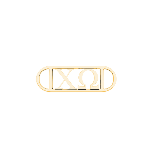 Chi Omega Aion Framed Bar Clasp