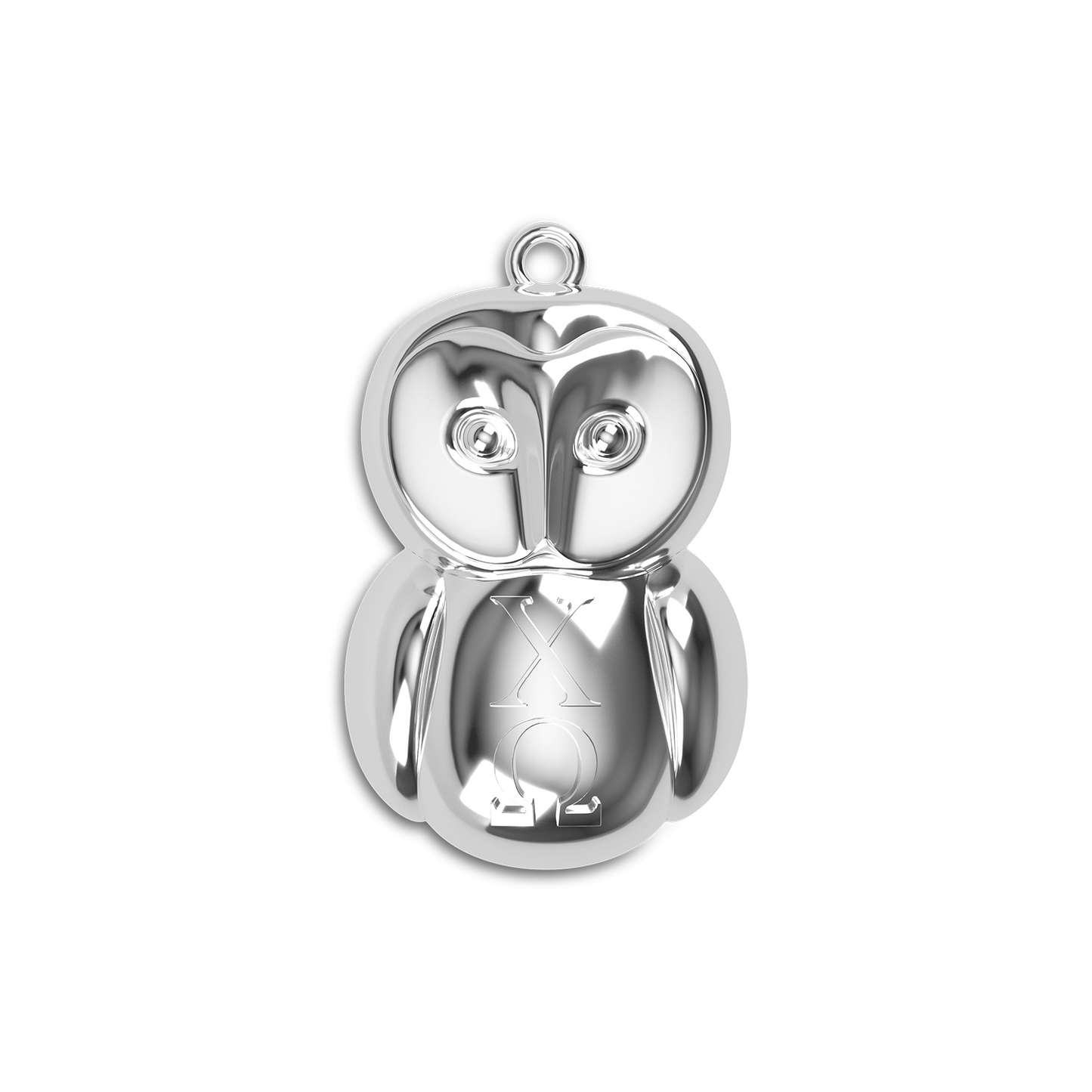 Chi Omega Owl Pendant