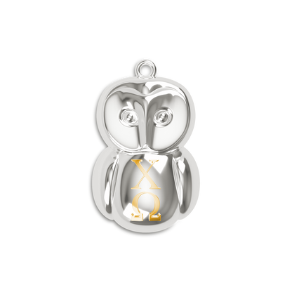 Chi Omega Owl Pendant