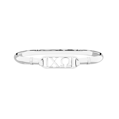 Chi Omega Aion Framed Bar Bangle Set