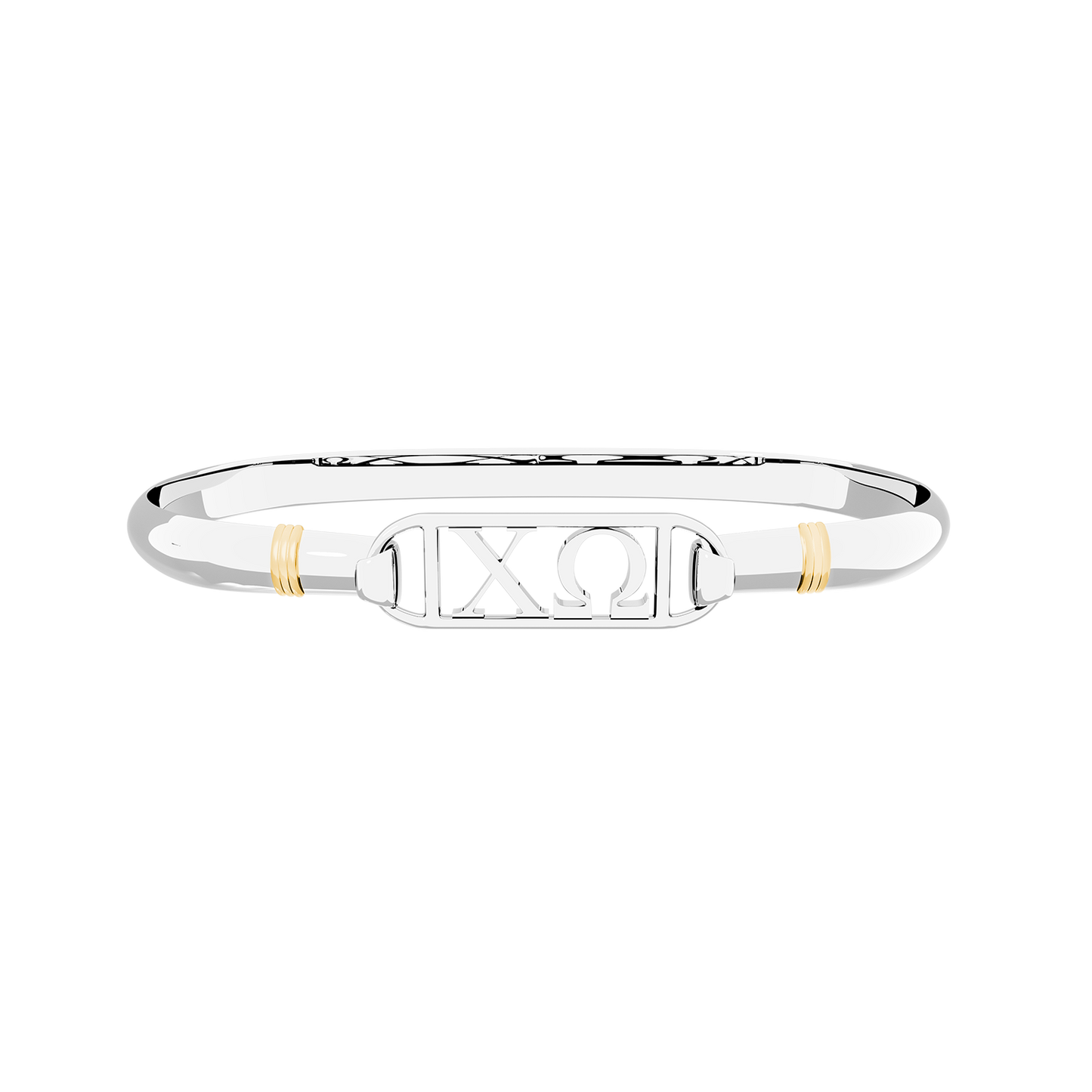 Chi Omega Aion Framed Bar Bangle Set