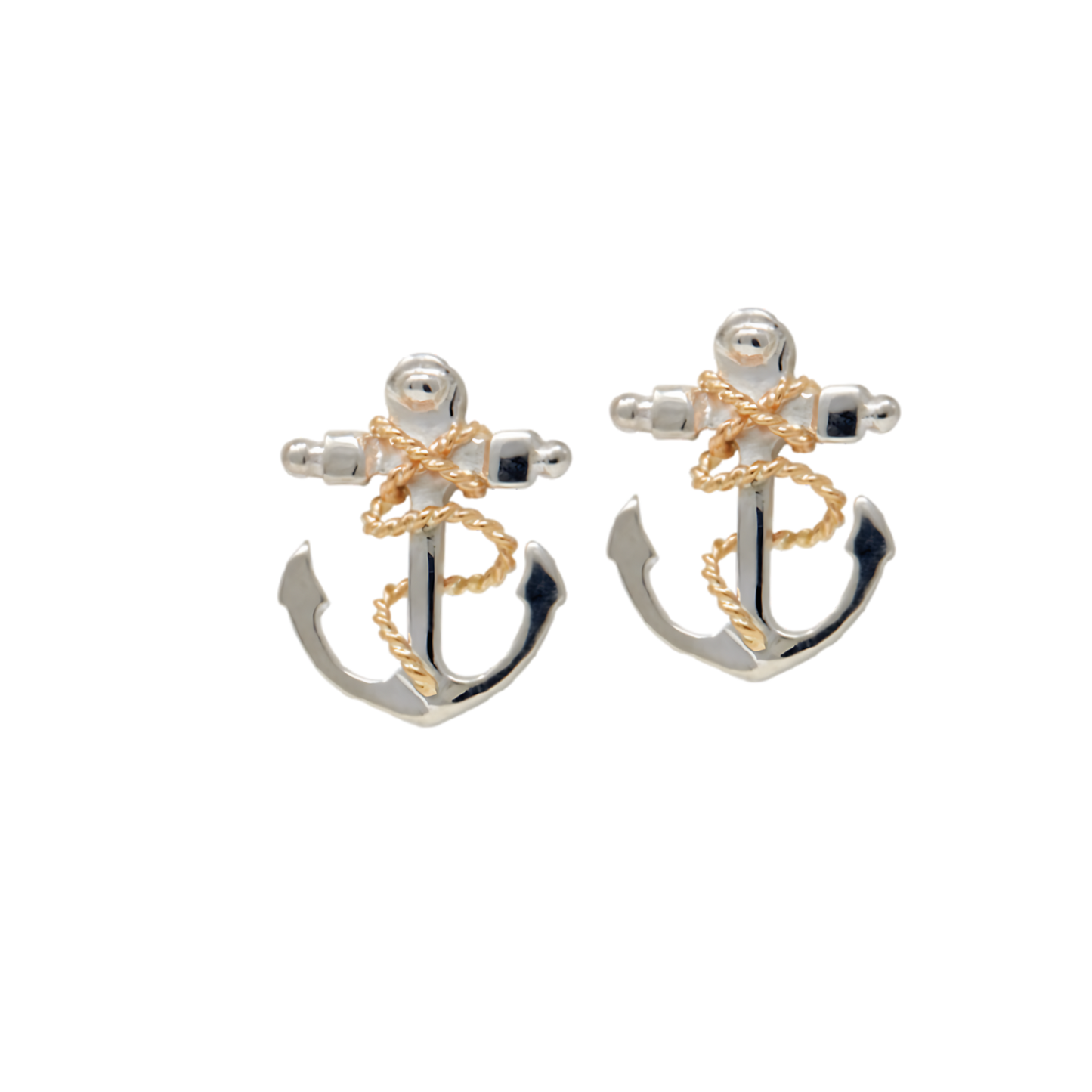 Delta Gamma Anchor Post Earrings