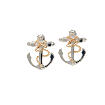 Delta Gamma Anchor Post Earrings