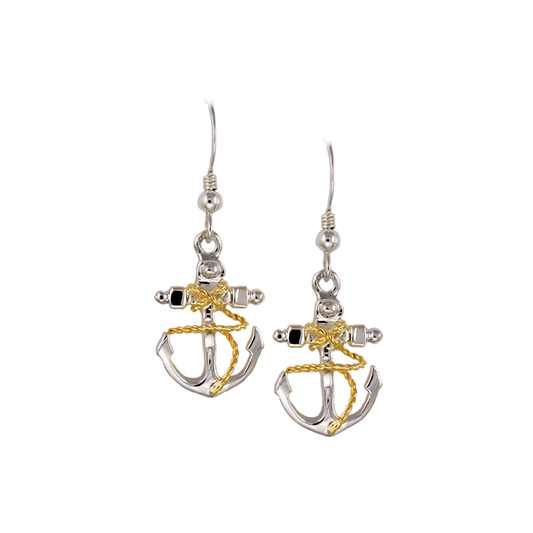 Delta Gamma Anchor Drop Earrings