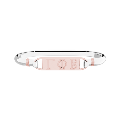 Gamma Phi Beta Aion Embossed Bar Bangle