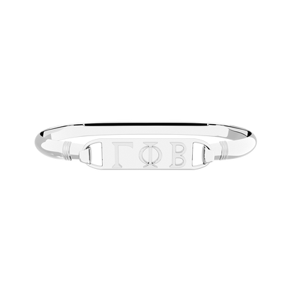 Gamma Phi Beta Aion Embossed Bar Bangle