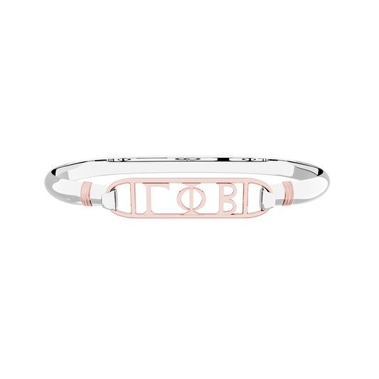 Gamma Phi Beta Aion Framed Bar Bangle