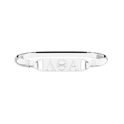 Lambda Theta Alpha Aion Embossed Bar Bangle