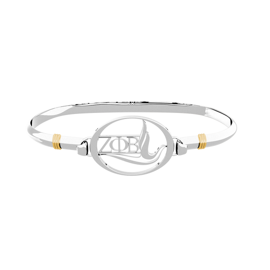 Zeta Phi Beta Aion Resting Dove Bangle