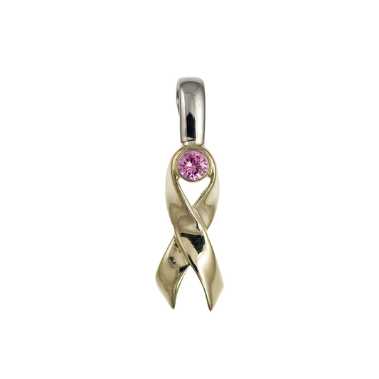 Breast Cancer Awareness Ribbon Pendant